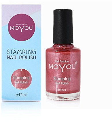 MoYou Nails Stamping Nail Polish single pack (Crimson Sky)