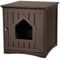Trixie Pet Products Wooden Cat Home & Litter Box, Brown