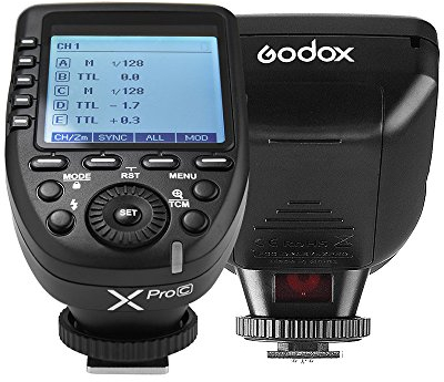 Godox Xpro-C 2.4G E-TTL II Flash Trigger Blitzauslöser Wireless X System 32 Kanäle 16 Gruppen Unterstützung TTL Autoflash 1/8000s HSS Kompatibel mit Canon EOS Godox Kamera blinkt