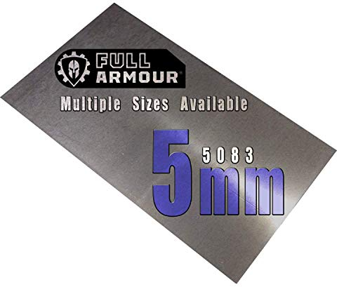 BuyAluminium 5083 - Placa de aluminio (5 mm) 100mm x 150mm (10cm x 15cm)