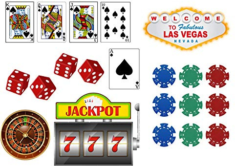 A4 Las vegas edible icing, Wafer or Wafer card cake topper personalised cake decoration (Wafer)