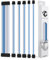 Reaper Cable Sleeved PSU Extension Set - Power Supply Extensions - 1x 24 Pin/ 2x 8 Pin/ 2x 6 Pin/ 1x 4+4 Pin - With Combs - 30cm (White & Aqua Blue)