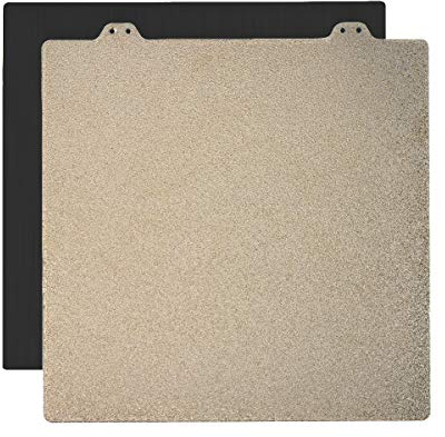 Toaiot Imprimant 3D 300x300mm pouces or double face texturé PEI enduit de poudre en acier à ressort de plaque de construction en acier avec plate-forme magnétique côté B pour CR10 CR10-S Lulzbo TAZ 6