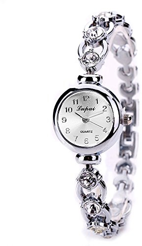 Armbanduhr Damen Quarzuhr Analog Edelstahlarmband - Muttertagsgeschenk Geburtstagsgeschenk Mode Luxus Uhr für Mutter