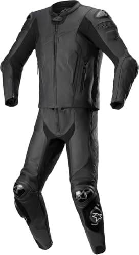 Alpinestars Missile V2 2-Teiler Motorrad Lederkombi, schwarz, 50