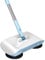 Rachlicy Carpet Sweeper Manual Hand Push Sweeper 3 in 1 Sweeping Mop Crumb Sweeper Vacuum Cleaner Home Cleaning Tool for Sweeping Mopping Blue
