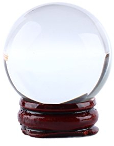 Asiatische Seltene Quarzkristallkugel Kristallkugel Wahrsagen Klarer Kristall Kugel 40 Mm