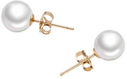 Original McPearl Akoya Perlen Ohrstecker 7-7,5 mm. Top Qualität aus Deutschland.