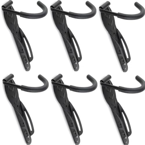 Supporti da Parete per Bici Appendi Bicicletta Gancio Supporto Porta Bici da Muro Garage Cantina Salvaspazio fino a 25 Kg (4)