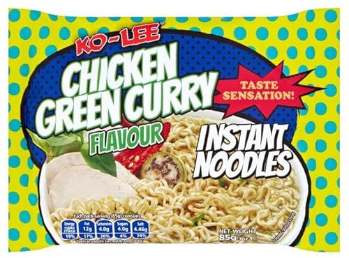 KoLee Taste Sensation Instant Noodles by Serendib 85g X 30 (Chicken Green Curry Flavour)