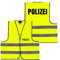 Alsino Warnweste mit Aufdruck - 5er 10er Sets Sicherheitsweste Polizei Sicherheit Personal Rücken/Front- Druck - Gelb Orange M/XL/XXL/5XL, Farbe wählen:5 Stück - gelb, Größe wählen:XXL