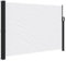 vidaXL Seitenmarkise, Sichtschutz Ausziehbar, Windschutz Sonnenschutz für Garten Balkon Terrasse, Seitenrollo Seitenwandmarkise, Weiß 140x500cm