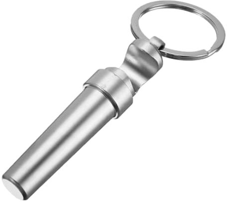 AORHOFJ 1 pezzo Mini acciaio inox apribottiglie portachiavi, portachiavi tascabile, birra apribottiglie vino apribottiglie, portachiavi apribottiglie multifunzione
