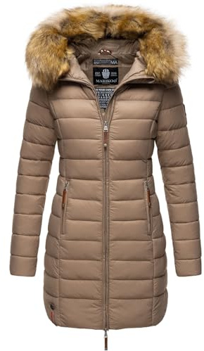 MARIKOO Damen Winter Übergangs Jacke Winterjacke Stepp Mantel gesteppt B647