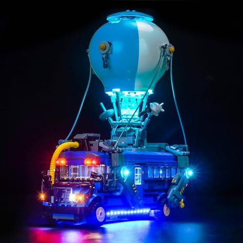 LocoLee Licht Set Kompatibel mit Lego 77073 Schlachtenbus, Nur Lichter Set, Licht Beleuchtung Set Compatible with Lego Fortnite Battle Bus