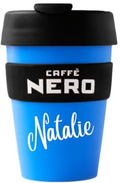 Personalised Cafe Nero Cup - 12oz Regular, Recycled Plastic