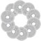 VIEWALL Lot de 10 Serpillères pour ECOVACS DEEBOT T30 Pro Omni,T30S Pro/Combo/Complete,T50 Omni/Pro/Max,N30 Pro,X5,X2 Microfibre Améliorée, Douce, Lavable et Réutilisable Chiffons