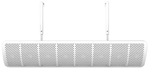 Déflecteur de climatisation, déflecteur de refroidissement de pièce, 43 x 20 x 7 cm, installation rapide et montage sûr, inverseur de débit au plafond pour un contrôle du confort dans les chambres et