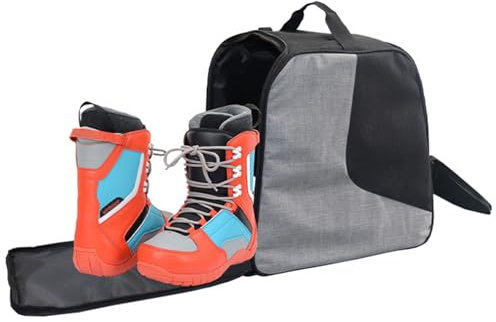 Snowboard Boot Bag - Borsa di lungo resistente all'acqua | Stivali da snowboard Vale a viaggi di viaggio | BASSO DI APPOSTAZIONE OUTDOOR PER SCIAGGIO | Borsa da viaggio impermeabile a grande cap