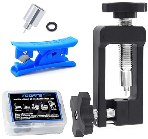 Wjelet 1 Set Bicycle Hydraulic Hose Tool Compatible with Mountain Biking,Upgraded Needle Driver Insertion Tool, with Hydraulic Brake Hose Cutter