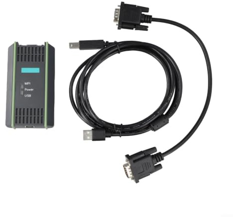 Cable adaptador MPI USB RS485 para Siemens S7-200 S7-300 S7-400 Programación PLC Soporta 187.5Kbps Baud Rate y 1000m Distancia