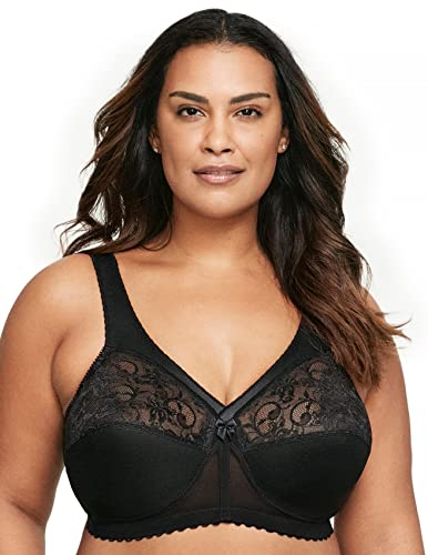 Glamorise Magiclift Original Support Bra Wirefree #1000, Reggiseno a coppa piena Donna, Nero, 9E