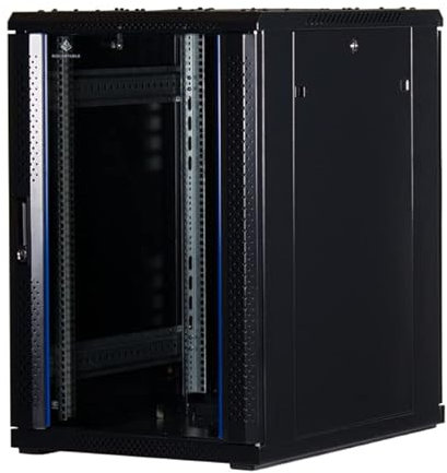 18 HE 19 Zoll - 19 Serverschrank mit Glastür (BxTxH) 600x800x1000mm - NEU! 19Power GmbH