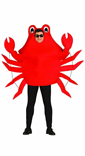 Generique - Lustiges Krabbenkostüm Unisex für Erwachsene rot Einheitsgröße