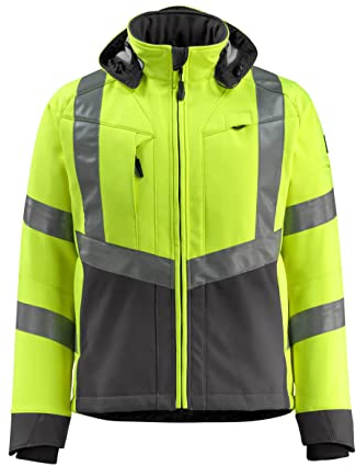 Mascot Softshelljacke Blackpool, 1 Stück, M, gelb/dunkelanthrazit, 15502-246-1718-M