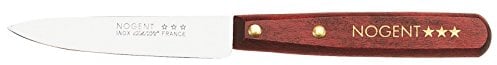 Nogent 3 Etoiles 02000B Couteau Office Lisse Classic Bois, Merisier, Brown