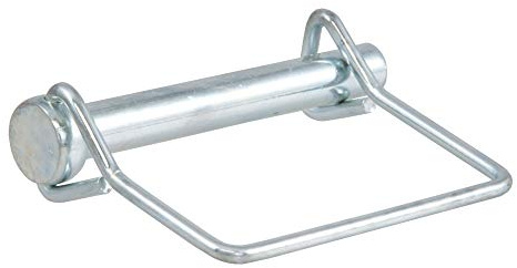 CURT 28279 Trailer Coupler Pin, 3/8-Inch Diameter x 2-3/4-Inch Long, Clear ZINC