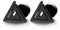 Schwarz Ohrringe für Herren Damen, Dreieck Ägypten-Pyramide Ohrstecker, Edelstahl Gestüt Ohrringe, Ohrschmuck, 2 Stück