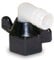 Shurflo 2088 Winkelverschraubung – Bogen 1/2 Zoll NPT-F Drehmutter x 1/2 Zoll Schlauchstutzen, Nylon, (2 Stück) P/N 244-3926-2
