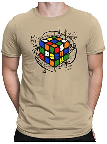 PAPAYANA - Magic-Cube - Herren Fun T-Shirt Bedruckt S - 4XL