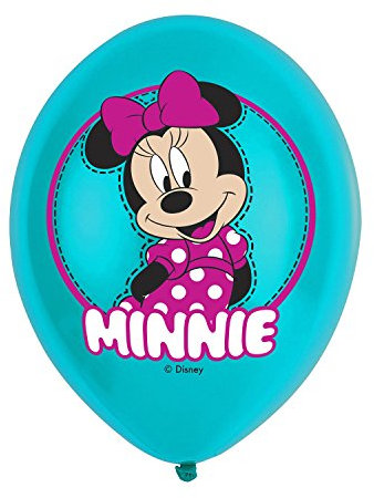 BALLOON:Minnie 6pk 11` 4-Col
