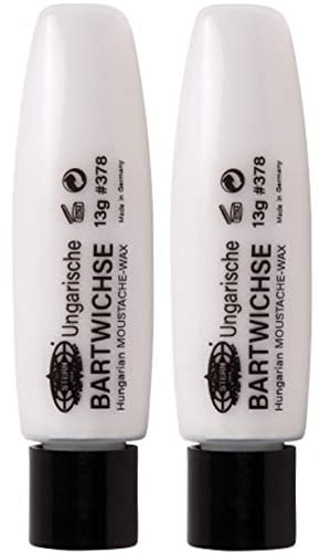 2er Ungarische Bartwichse farblos Moustache Wax Stern Bremen 13 g