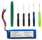 Akku-King Akku kompatibel mit JBL GSP1029102A - Li-Polymer 6000mAh - für JBL Charge 3 2016, Charge 3 Version 2016, Version:Version 2