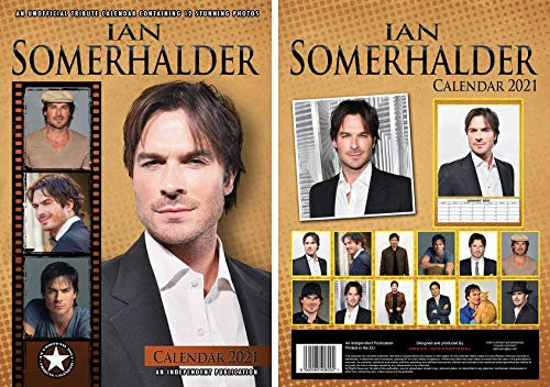 IAN SOMERHALDER Kalender 2021 Tributkalender Wandkalender NEU DIN A3