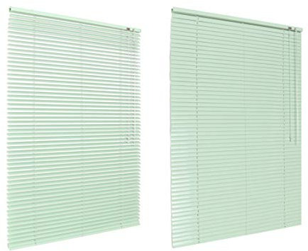 HSYLYM Aluminum Venetian Blinds (110 * 130cm, Green)