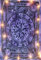 Lila keltischer Zyklus der Zeitalter Tapisserie Poster Decke Tagesdecke Tischdecke Baumwolle Bohemian Hippie Blatt Dekor Kunst Wandbehang Sternzeichen Sonne Mond Goodluck Zimmer Wohnheim Klein Boho
