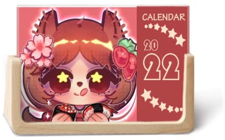 Eichhörnchen Japan Sushi Food 2022 Tischkalender Planer 12 Monate