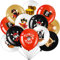 Harrycle 45 Stück Piraten Party Luftballons Latex Luftballons Set Runde Ballons Karibische Schädel Piratenschiff Ballons für Themen Partys Geburtstag Deko Halloween Zubehör