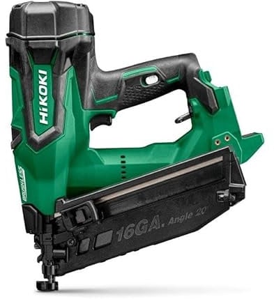 HiKOKI Akku Stiftnagler - 18 V, Brushless, 16 Gauge, 20° Winkel, Air Spring Drive, 32-65 mm Nägel, inkl. praktischem Koffer - Leicht und kompakt (ohne Akku und Ladegerät)