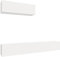 vidaXL Juego de Muebles de TV 3 Piezas Aparador Armario Soporte Consola Televisión Sala Salón Estar Almacenaje Madera Contrachapada Blanco