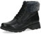 CAPRICE Damen Stiefeletten zum Schnüren mit Blockabsatz Gefüttert, Schwarz (Black Comb), 39 EU