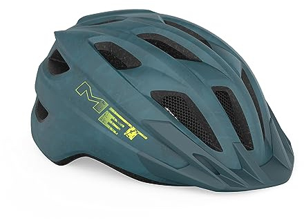 MET - Crackerjack Children's Cycling Helmet In Petrol One Size (52-57 cm)