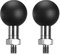 FANAUE 1 inch ball head adapter, compatible with RAM mount B size 1 ball with M6x1.0 threaded for motorcycle camera phone holder, 2 Pack