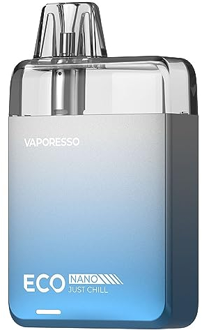 Original Vaporesso ECO Nano Pod Kit| 6ML MTL Starter Kit Built in 1000mAh Battery with 0.8ohm 1.2ohm ECO Nano Cartridge reach to 13000 Puffs No Nicotine No Liquid