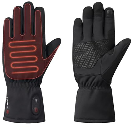 G-HEAT Gants Chauffants Confort+ – Tactiles, Déperlants et Coupe-Vent | 3 niveaux de chauffe et jusqu’à 6 h d’autonomie pour le quotidien, l’extérieur et les mains sensibles au froid