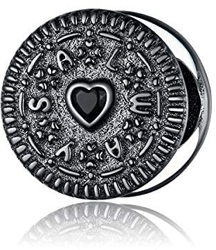 Armband Charm Bead Cookies DIY Charm 925 Sterling Silber passend für Pandora Armband Halskette, Europäisches Charms Armband